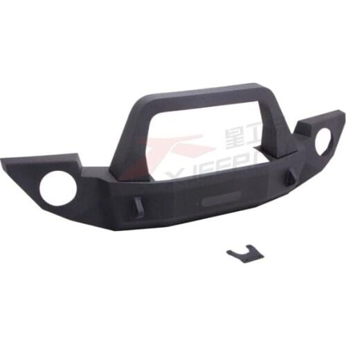 JK Wrangler Recovery Bumper with Stinger, Winch Plate, Steel, Black Coating, JK Wrangler Accessories, 4wd Parts