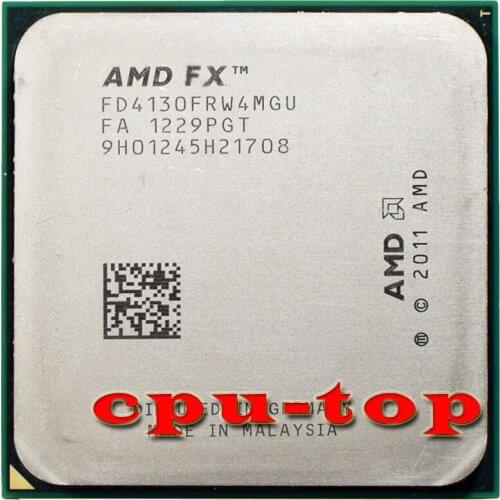 Free Shipping AMD FX-Series FX-4130 FX 4130 3.8 GHz Quad-Core CPU Processor FD4130FRW4MGU Socket AM3