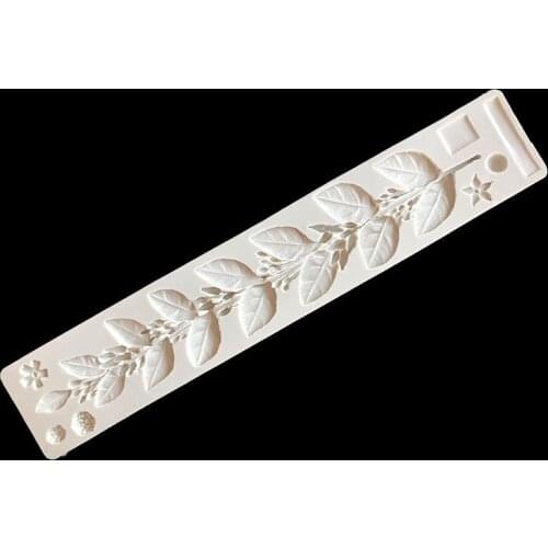 Flower leaf flower vine Jasmine leaves garland forest Diy Baking Tools Cake Decorating Tools Chocolate Candy Mold
