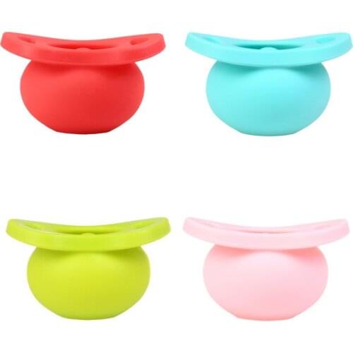Baby Silicone Pacifier Newborn Molar Nipple Baby Bite Le Retractable Nipple