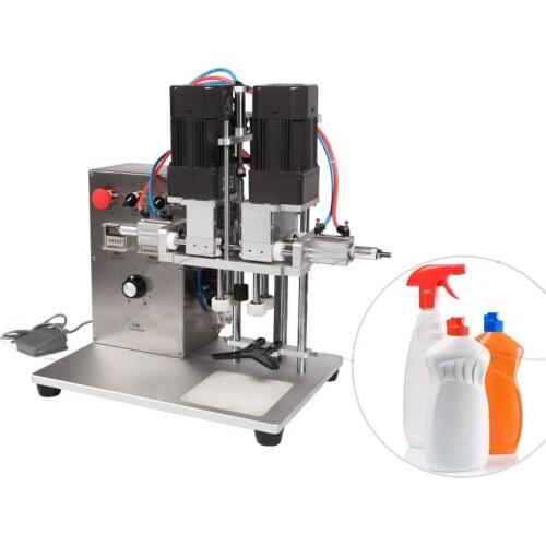 DHZ-550 Home Desktop Semi-Automatic Capping Machine Platypus Commercial Liquid Packaging Machines Soap Liquid Shampoo Sealer
