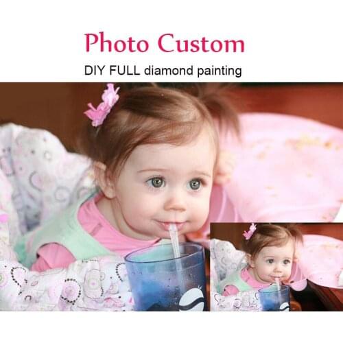 DIY Photo Custom Diamond Painting Picture Diamond Embroidery Beaded Cross Stitch 5D Square Diamond Mosaic 013