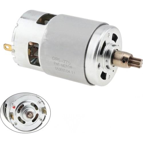 GRS775 DC Motor 7 Teeth Motor 10.8-25V 7500-15000RPM Universal Motor for Electric Wrench Cordless Drill Power Tool