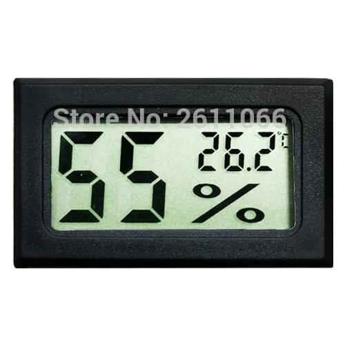 Mini Temperature and humidity Meter Hygrometer LCD Digital Detector Fridge Freezer Tester Indoor Temperature Sensor
