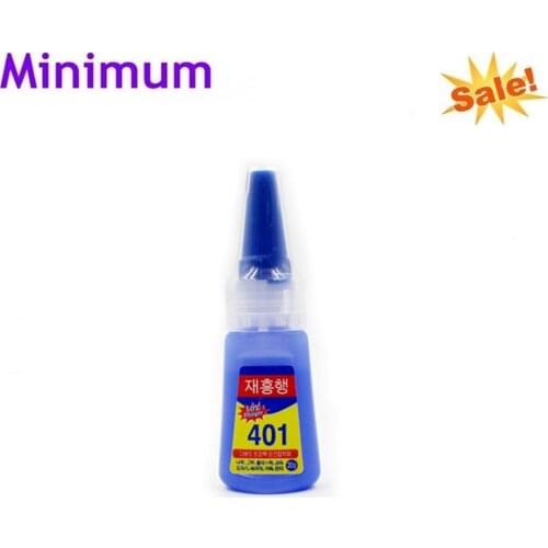 20g / 1 Bottle 401 Rapid Fix Instant Fast Adhesive Stronger Super Glue Multi-Purpose For Handmade Plastic Toys Phone Shell