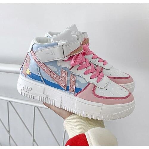 Fashion womens shoes, fashion sports shoes platform comfortable breathable high quality thick sole vulcanization, 2021