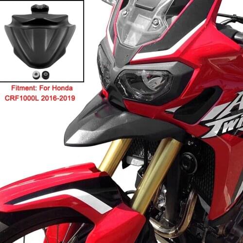 Motorcycle Accessoires CRF1000L MOTO Front Fender Beak Extension Cover Guards No Bar For Honda CRF 1000L Africa Twin 2016-2019