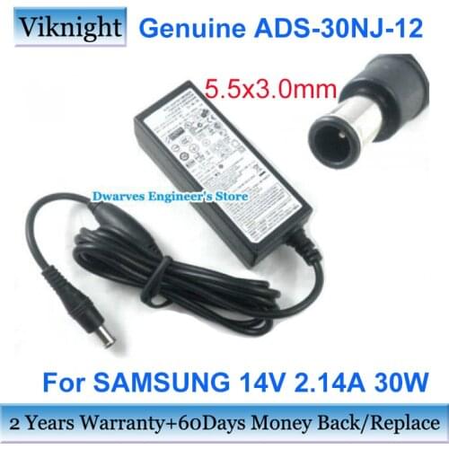 Genuine 14V 2.14A 30W Switching Adapter Charger For Samsung S22A350B S22B100N BX2350 S23C570H LCD Monitor Power Supply Adapter