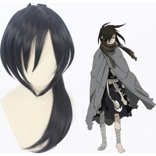 Anime Dororo Cosplay Wigs Dororo Cosplay Wig Heat Resistant Synthetic Wig Hair Halloween Party Game Cosplay Wig