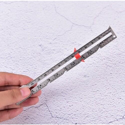 Plastic DIY Gauge Measuring Ruler Tool Sewing Accessories Kit Knitting Accessories DIY Craft Ruler Tools