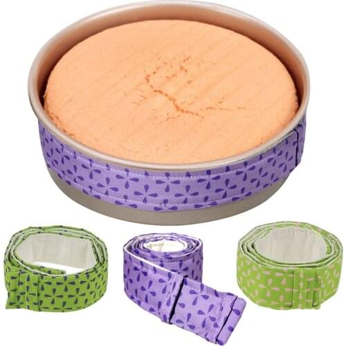 1pc 80*3.7cm Durable Baking Cake Tools Protection Fixed Belt Tray Baking Strap Anti-deformation Ovenware Tool Kitchen Tools