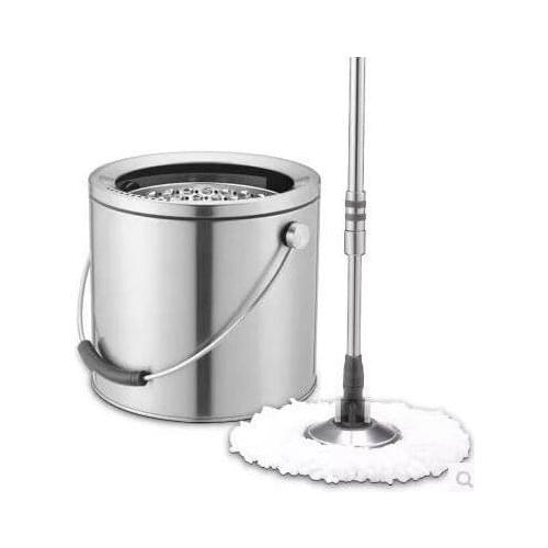 Rotating Mop Bucket Full Stainless Steel Double Mop Bucket With German Technology