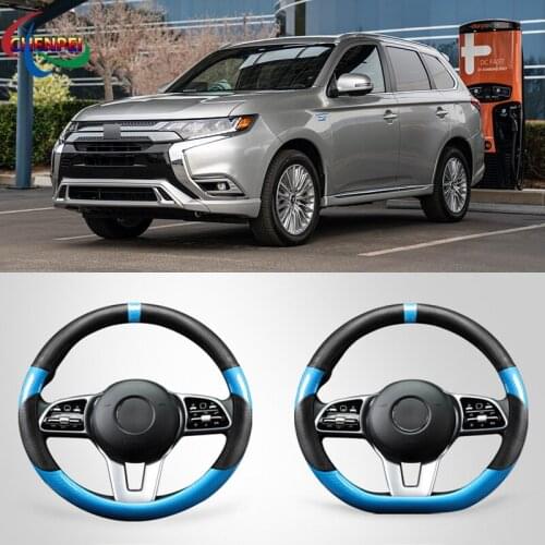 Four Seasons Universal Car Steering Wheel Cover For Mitsubishi Series Pajero Lancer Outlander ASX Eclipse Car Accessories
