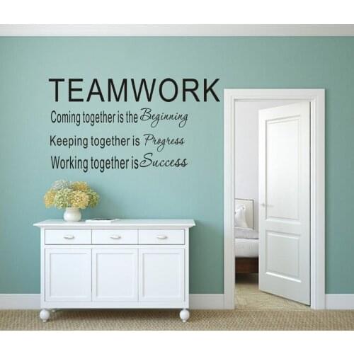 Amusing teamwork Vinyl Kitchen Wall Stickers Wallpaper For Boys Bedroom Decals Decoration Accessories Murals