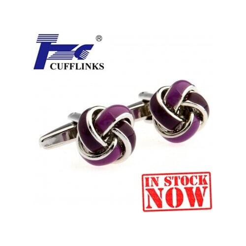TZG05290 Enamel Knots Cufflink Cuff Link 2 Pairs Free Shipping Promotion