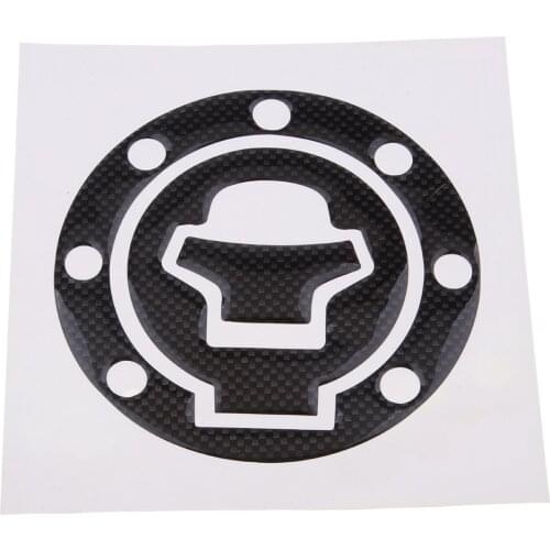 1 Pcs Motorbike Black Gas Oil Fuel Tank Cover Decal For Suzuki Hayabusa GSX1300R