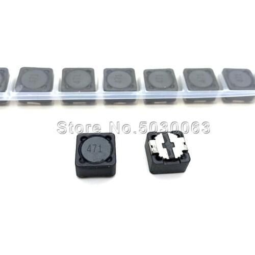 10pcs/lot CDRH127R inductor 12*12*7MM 470uH 471 shielded inductor SMD power inductor