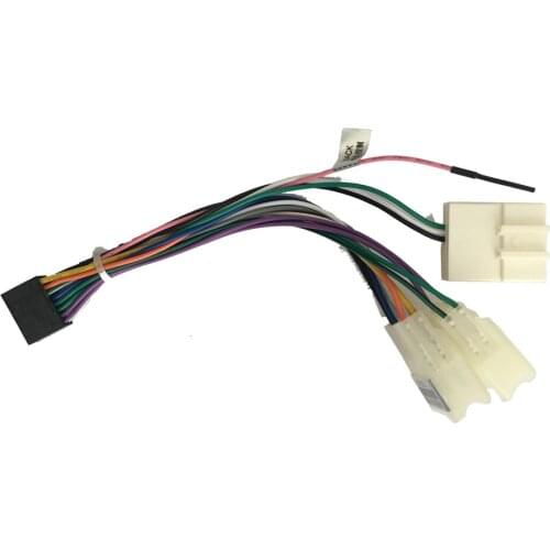 2din Car Radio Female ISO Radio Plug Power Adapter Wiring Harness Special for Toyota Universal corolla camry harness power cable