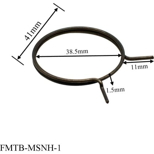 FUMAO 5pcs Manufacture Custom spring steel for door handles coated black with free shipping