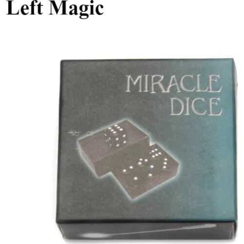 6 pics dice (wonder) in box magic tricks close-up stage props iuuusion accessory magician magie wonder miracle funny toys