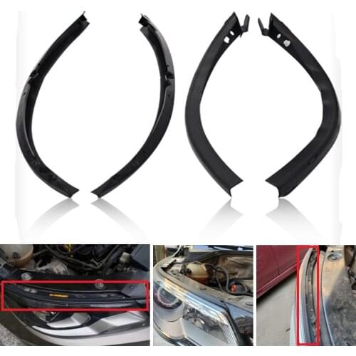 Car accessories L&R engin cover Hood head Light Above Waterproof rubber Shell Cover Gasket sealing strip For VW Tiguan 2008-2017