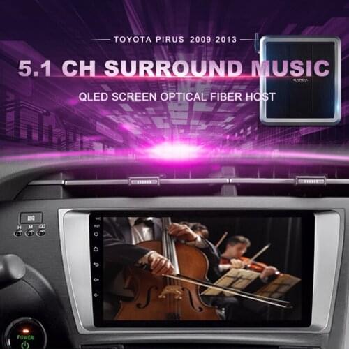 Car DVD GPS for Toyota Pirus 2009-2013 for Jeep Grand Cherokee Car Radio Multimedia Video Player Navigation GPS Android 10.0