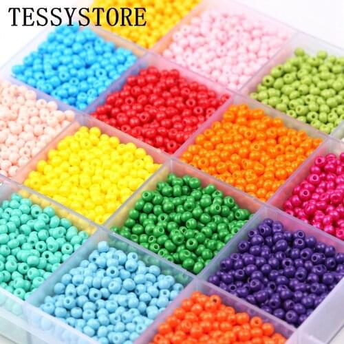 500pcs/Lot 3mm Czech Glass Seed Beads High-Quality Uniform Round Beads For Jewelry Making Ring Bracelet DIY Handmade Accessories