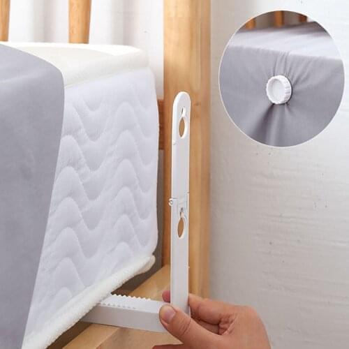 Household Plastic Bed Sheet Clips Foldable Adjusted Slip-resistant Clamp Home Invisible Bed Sheet Clip Mattress Bed Sheet Holder