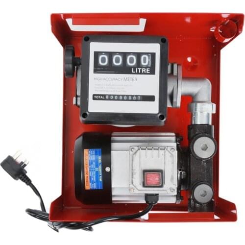 40L / Min Electric Diesel Pump 220V With 4m Meter Gun Hose 375W Electric Diesel Pump Diesel Liquids Diesel Pump Accessories HWC