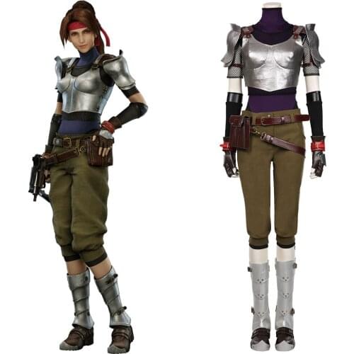 Final Fantasy VII Remake Jessie Cosplay Costume Outfits Uniform Halloween Carnival Suit For Adult