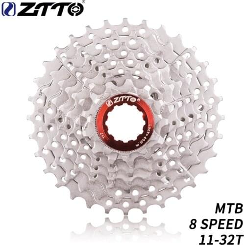 ZTTO 8 Speed 11-32T Bicycle Cassette Mountain Bike 8speed Steel 8s 8v K7 Freewheel Flywheel Bicycle Parts For M410 M360 M310