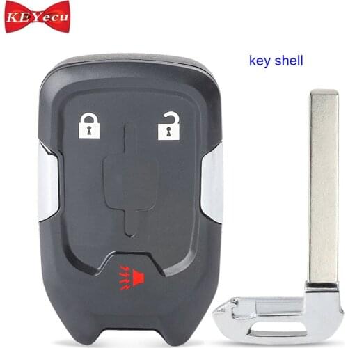 KEYECU for GMC Acadia 2017-2019 Terrain 2018 2019 Remote Shell Case Fob HYQ1EA HYQ1AA