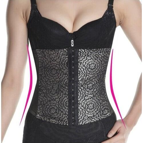 Women Waist Cincher Breathable Cotton Waist Corsets Black Lace Butt Lifter Slimming Belt Girdle Tummy Waist Trainer Body Shaper