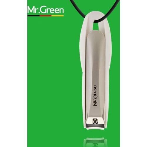 MR.GREEN Stainless Steel Nail Clipper Cutter Professional Manicure Trimmer High Quality Toe Nail Clipper with Clip Catcher
