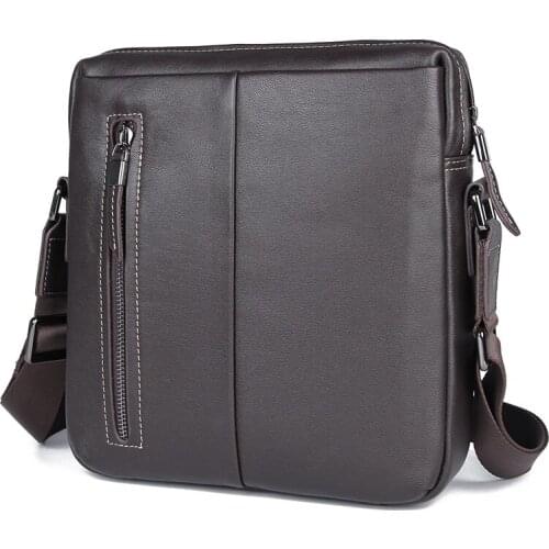 Crossbody Bags Men Real Leather 2019 Man Travel Business Casual Fashion Shoulder Bag Genuine Leather Male Bags