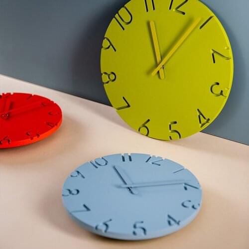 Modern Design Hanging Wall Watch Home Kids Rooms Nordic Luxury Creative Vogue Quartz Round Clock Reloj Pared Decor Accessories