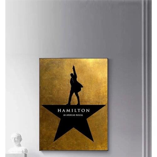 Prints Painting American Hamilton Musical Cartoon Modular Pictures Canvas Wall Art Home Decor Modern Bedside Background Poster