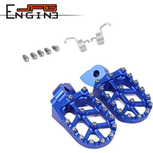 For YAMAHA YZ65 YZ85 YZ125 YZ250 YZ250F YZ450F WR250F WR450F YZ125X 2000 2001 Motorcycle CNC Foot Pegs Footpeg Pedals Rests