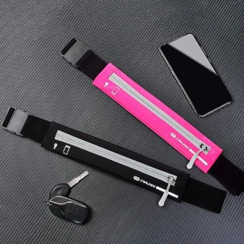 Running Belt Bag Men Sports Waist Bag Waterproof Portable Waist Pack Pocketbelt Phone Pouch for Outdoor Cycling Fitness Pouch