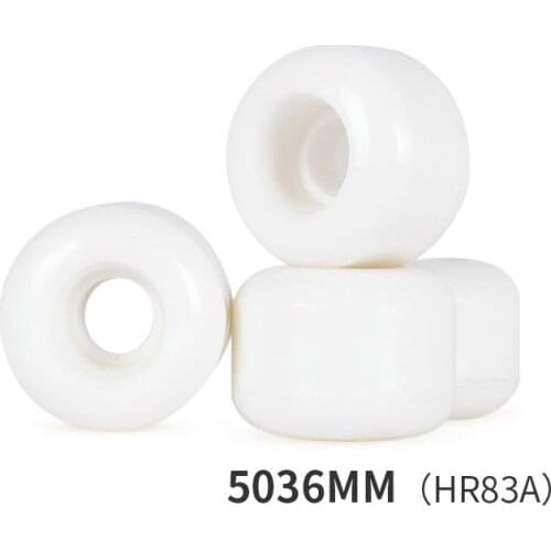 5036mm professional action wheel white skateboard wheel 83A double rocker wheel Small Wheels Dropshipping