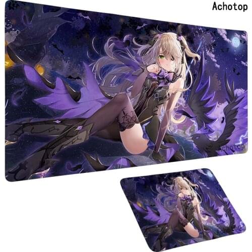 Genshin impact Mouse pad 70x30cm Fury Professional E-sports Gamers Speed Mini pc Gaming Non-Skid Keyboard laptop Mouse pad mat