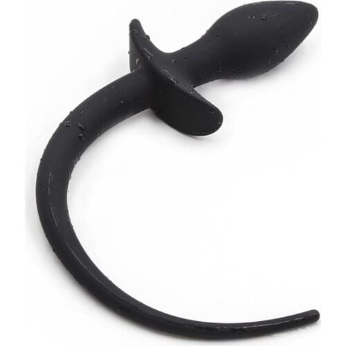 Silicone Anal Plug Dog Tail Toys For Adults Slave Women Men Gay Sex Games G-spot Butt Plug Anus Beads Vagina Erotic Accessories