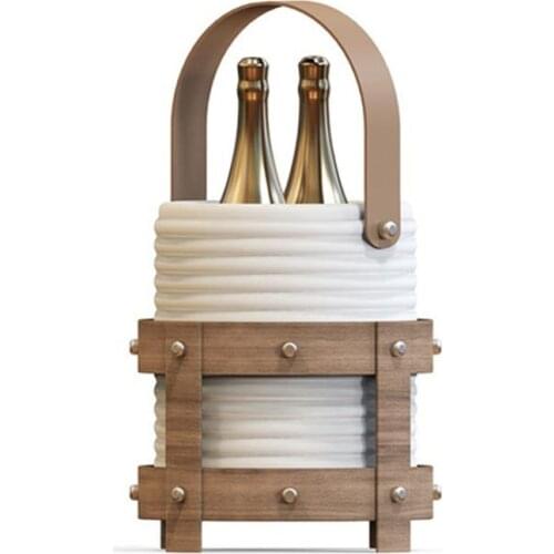 Glowing Led Champagne Beer Led Light Up Bar Ice Bucket for Wedding Event Party