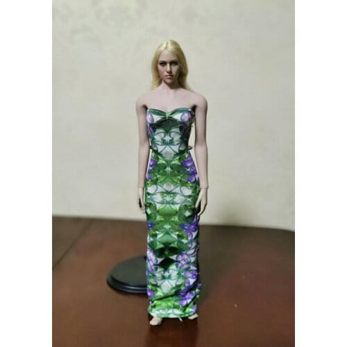 1/6 Scale Female Soldier Dress Model for 12" Body Action Figure Doll Toys