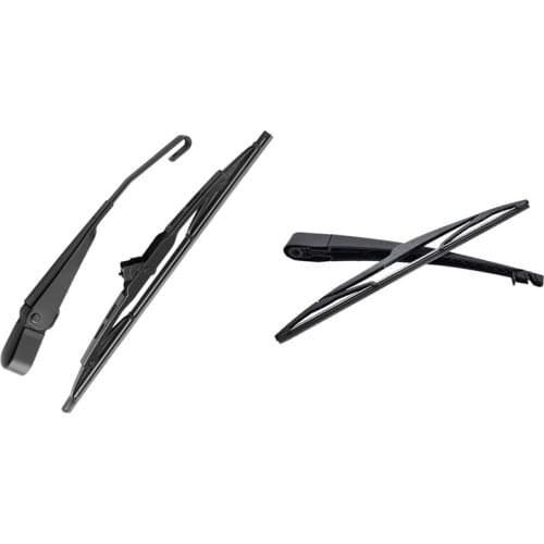 2 Set Car Accessories: 1 Set Rear Windshield Wiper Arm Set & 1 Set Rear Window Wiper Blade Windshield Wipers Arm