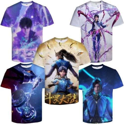 2021 Douro Mainland China 3D Digital Print Clothes Mens Shirts Short Sleeves Summer Jacket Middle School Students And Teenagers