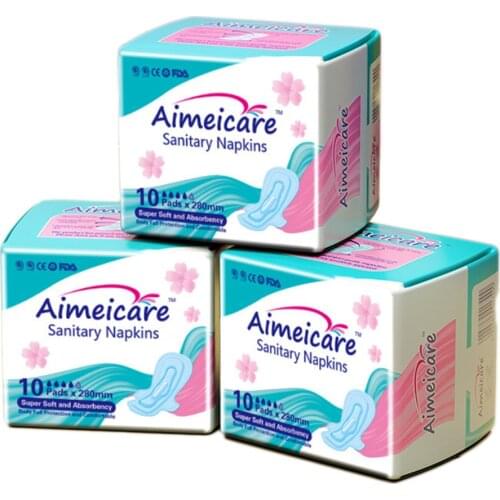 3pack/30pcs Feminine Hygiene Sanitary Napkin Menstrual Pads Anion Sanitary Towels Women Sanitary pads with Menstruation