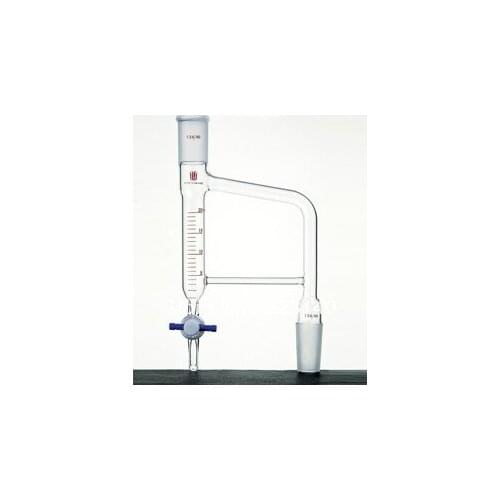 D451919 Distillation receiver, Dean stark, capacity:5ml, Joints:19/22, Stopcock:2mm PTFE, Approx Height* Width:205*120mm