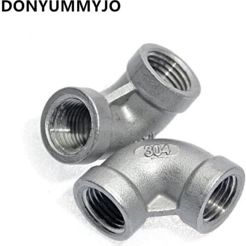 1/2" Female BSP x 1/2" Female BSP Elbow 90 Degree Stainless Steel SS 304 Threaded Pipe Fittings SS304