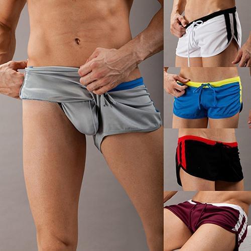 Swimsuit Men Swim Trunks Breathable Boxer Shorts Quik Dry Sports Wear Fashion Swimming Sports WearShort Beach Pants